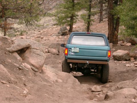 1996 Ford Bronco - Looks like a driveway eh?