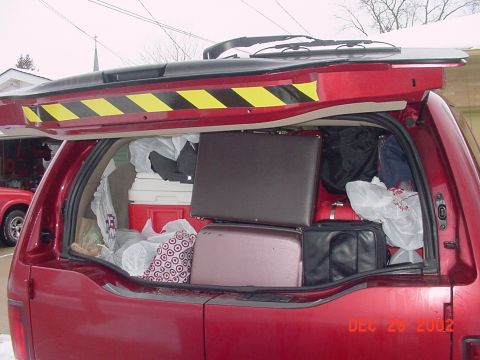 2002 Ford Excursion - Now it is full back here Now put on the Adda-Trunk