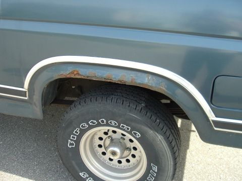 1982 Ford Bronco - Driver rear 1/4 panel.