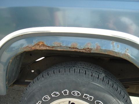 1982 Ford Bronco - Driver rear 1/4 panel.