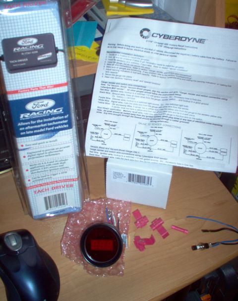 1994 Ford Crown Victoria - I ordered this Cyberdyne 2" Digital Tach with memory & FRPP Tach Driver from Summit for ~$140. I would have preferred a rectangular bezel &…