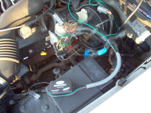 1994 Ford Crown Victoria - The tach driver is semi-permanently integrated into the EEC harness. The green wire will go thru pin 7 of C102 and into the dash harness, w…
