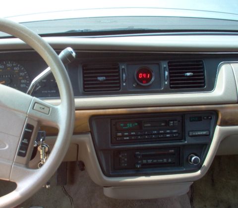 1994 Ford Crown Victoria - I probably could have done a little better, but I don't like the look of the display. I've pulled it out, and it's for sale now. UPDATE: Af…