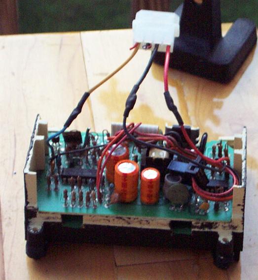 Electronic control module with wires and connectors