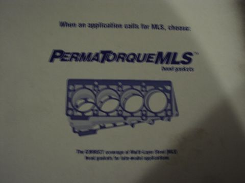 1979 Ford Bronco - This image shows a diagram of a Multi-Layer Steel head gasket, not an engine.