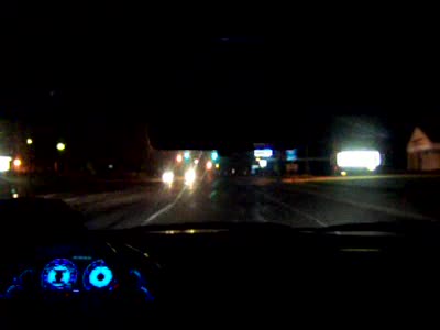 1994 Ford Probe - Cadillac CTS V8....shuts down after he realizes I'm passing him