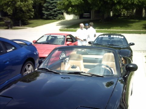 1995 Ford Probe - day 2 at josh's new place