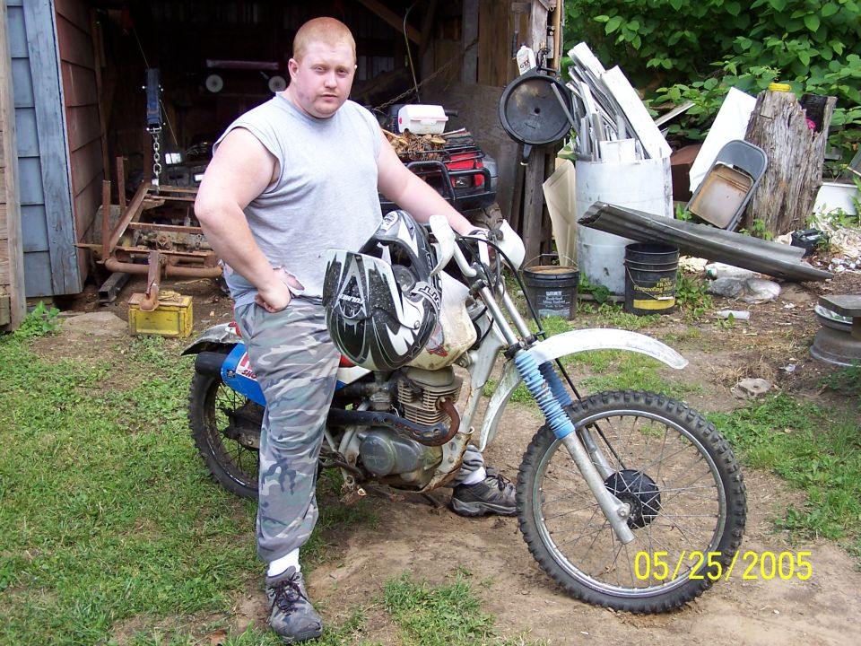 1993 Honda XR100R “ole smokey”