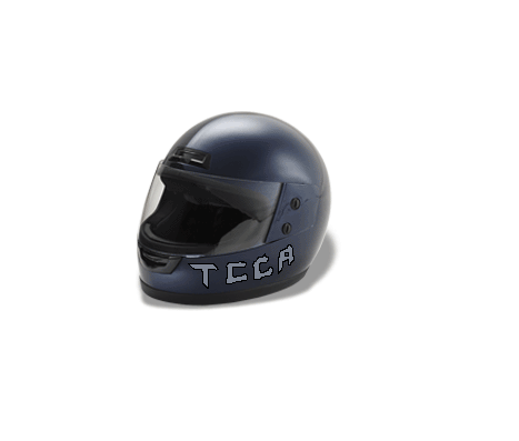 1993 Ford Taurus - Helmet shown in the photo is a dark blue motorcycle helmet with a clear visor.