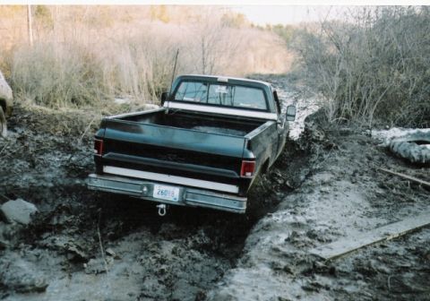 1976 GMC C/K Pickup - wheelin my truck at bogners