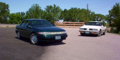 1995 Mercury Sable - Same picture as the previous picture, but with the cars in different spots.