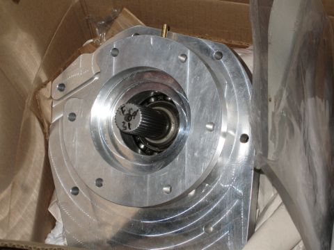 1976 Ford F-150 - Here is the adapter with the new parts from ORD, next is to install it into the Np203