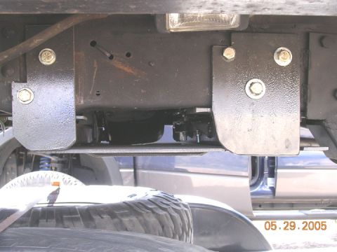 1994 Ford Bronco - 1/4 inch plate with a 2" break on the backside for mounting. I cut out and welded in what I wanted where I wanted from there.