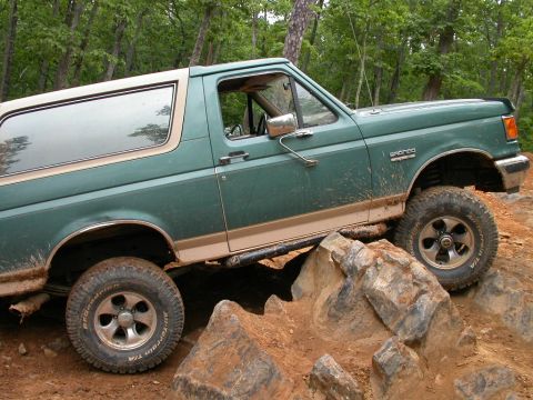 1990 Ford Bronco - In retrospect, sliders really would have been better