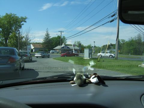 1998 Ford Taurus - Multiple vehicles are visible at an intersection on a sunny day, including a silver 1998 Ford Taurus.
