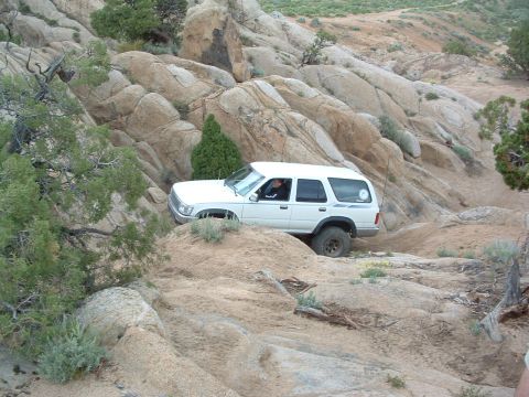 1994 Jeep YJ - Mikey on rocks