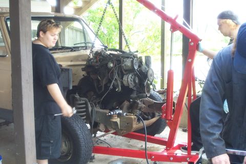 1985 Ford F-150 - Pulling out the little 6 cylinder... too small for me...
