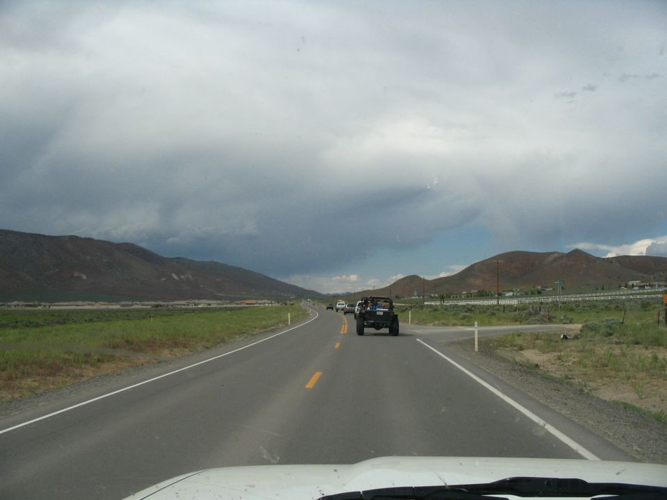 the drive in...