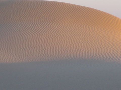 1968 Ford Mustang - The image displays a landscape of sand dunes, characterized by their undulating forms and wind-swept patterns.