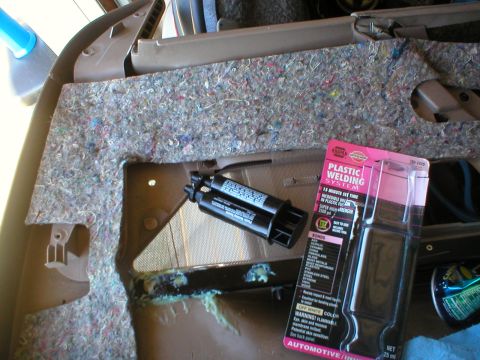 1994 Ford Crown Victoria - Plastic Weld about $4@NAPA
