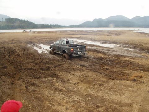 1985 Ford F-150 - that didn't take long... stuck already...