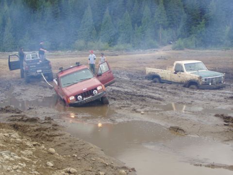 1985 Ford F-150 - First attempted recovery... actually made it worse...