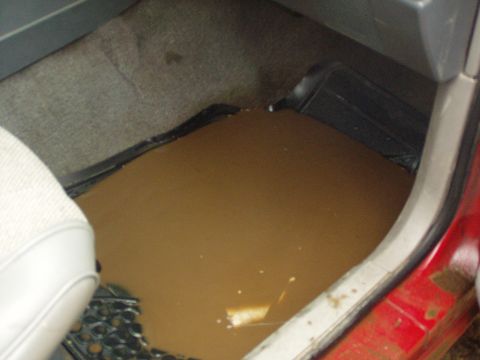 1985 Ford F-150 - Little bit of water in the passenger side...