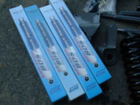 1991 Ford Bronco - 4 of the 8 shocks needed with the dual steering stabilizer.