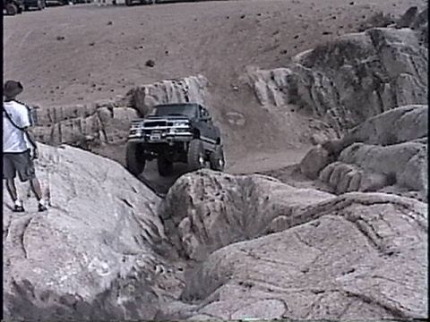 1997 Chevrolet C/K Pickup - This 1997 Chevrolet C/K Pickup navigates a challenging rocky trail.