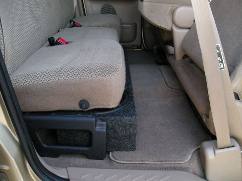 1999 Ford F-150 - mounted under the seat. close fit but it does fit