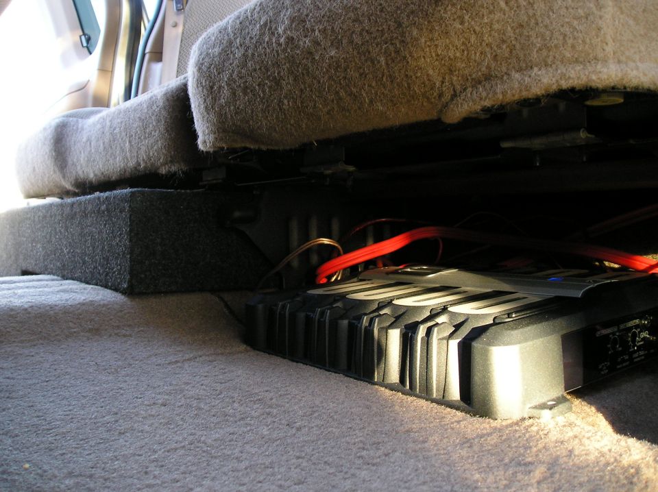 amp location....wiring and mounting still in the works