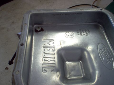 1994 Ford Crown Victoria - After a few hundred miles, I dropped the pan, changed the filter & gasket (it was leaking), and added a Dorman HELP! 65128 drain plug kit t…