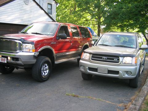 2001 Ford Excursion - Next to stock Sequoia
