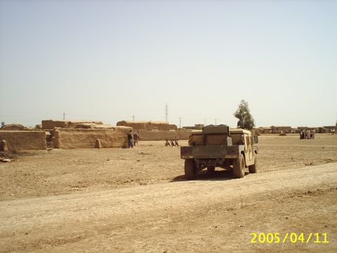 1988 Mercury Sable - My Convoy - Army Humvee in town