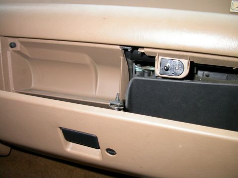 1990 Ford Bronco - Busted glove box latch of all things.