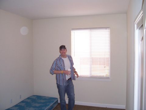 1998 Ford Ranger - mark being mark in my room looking towards my window from doorway, thats my closet on the right, just inside the doorway