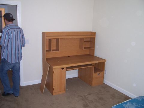 1998 Ford Ranger - my newly aquired desk, picture taken from window area