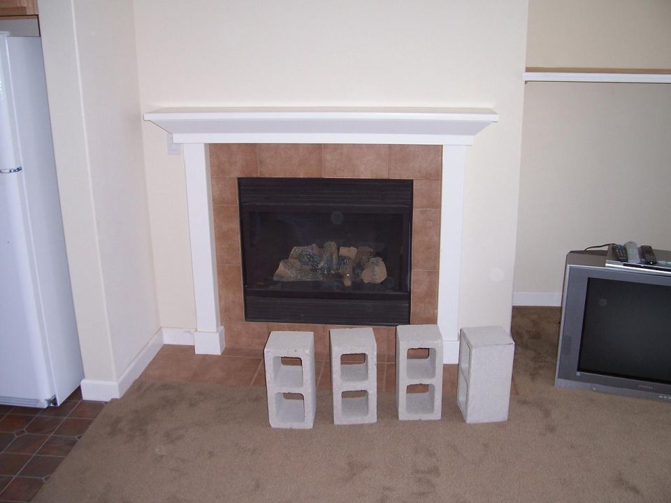 fireplace and entertainment center stand pieces