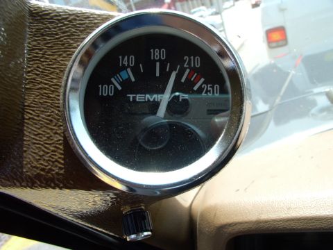 1986 Ford Bronco - Hottest day of the year in bumper to bumper downtown traffic and this is as high as the trans temp would climb with the B&M cooler. 200 deg…