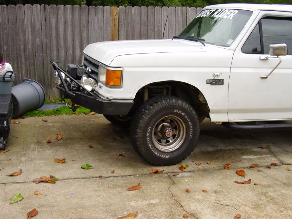 before lift front view