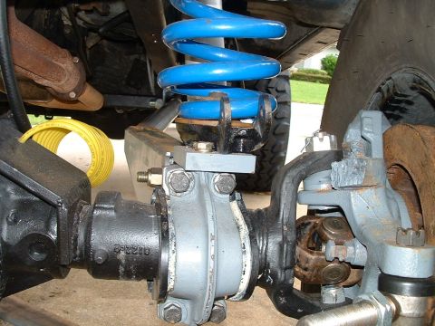 1995 Ford Bronco - Front suspension and drivetrain components are visible in this close-up view.