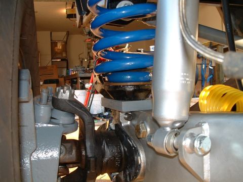 1995 Ford Bronco - Vehicle suspension components are visible in this close-up shot.
