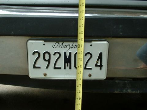 1991 Ford Bronco - Front Bumper measurements