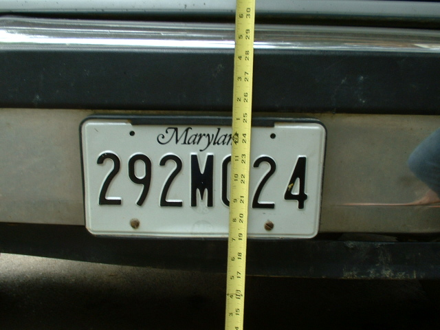 Front Bumper measurements