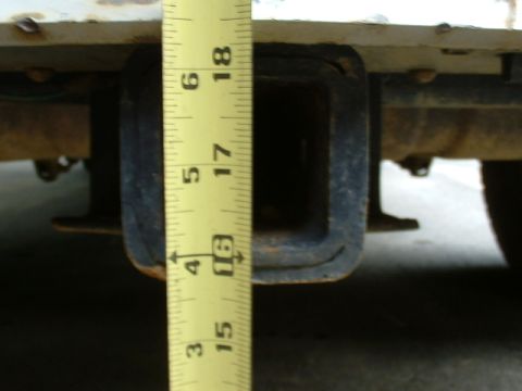 1991 Ford Bronco - Hitch measurements before