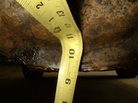 1991 Ford Bronco - Rear diff. measurements before the lift