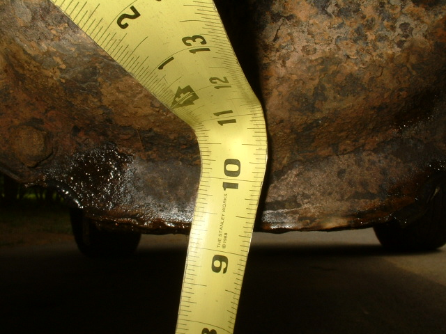 Rear diff. measurements before the lift