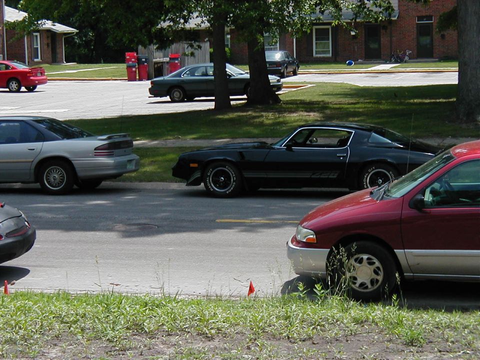 Black 1978 Chevrolet Camaro Z28 side view