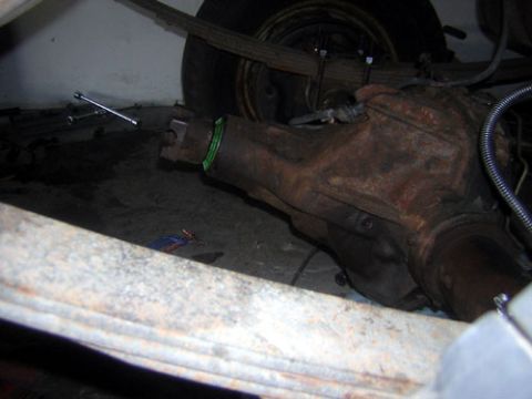 1995 Ford Bronco - pinion angle still pretty good ;)