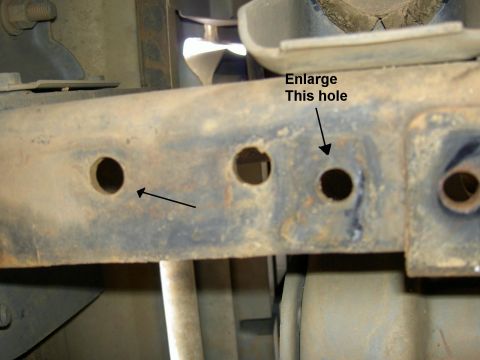 1988 Ford Bronco - Existing Frame Holes